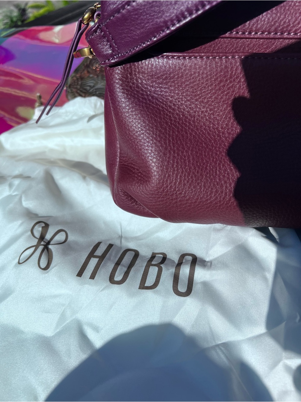 NWT HOBO Starr Convertible Crossbody Leather Mulberry Shoulder Bag - Picture 15 of 16